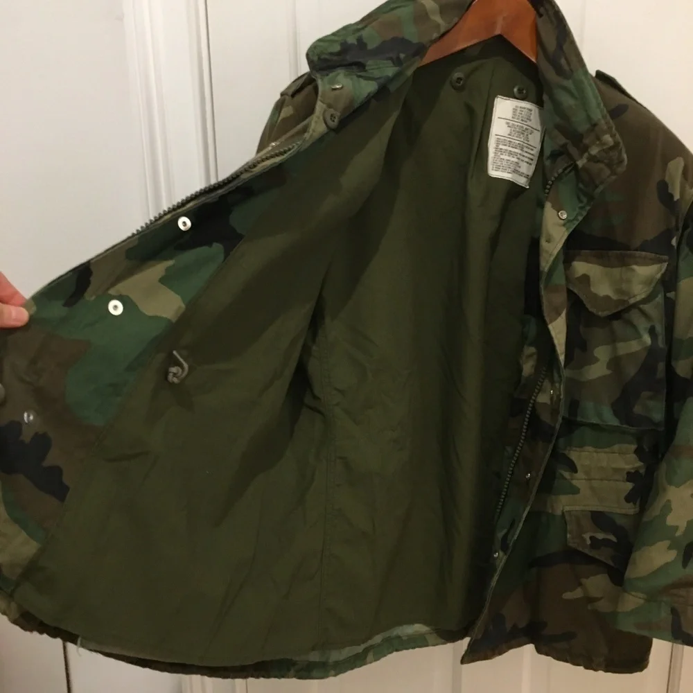 VINTAGE US MILITARY MENS FIELD COAT JACKET